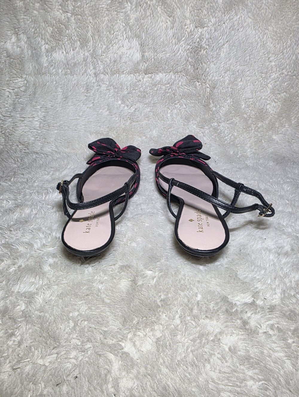 Kate Spade Daxton Heart Bow Pointed Toe Kitten Heel Slingback Pumps 7.5 M - Picture 9 of 13